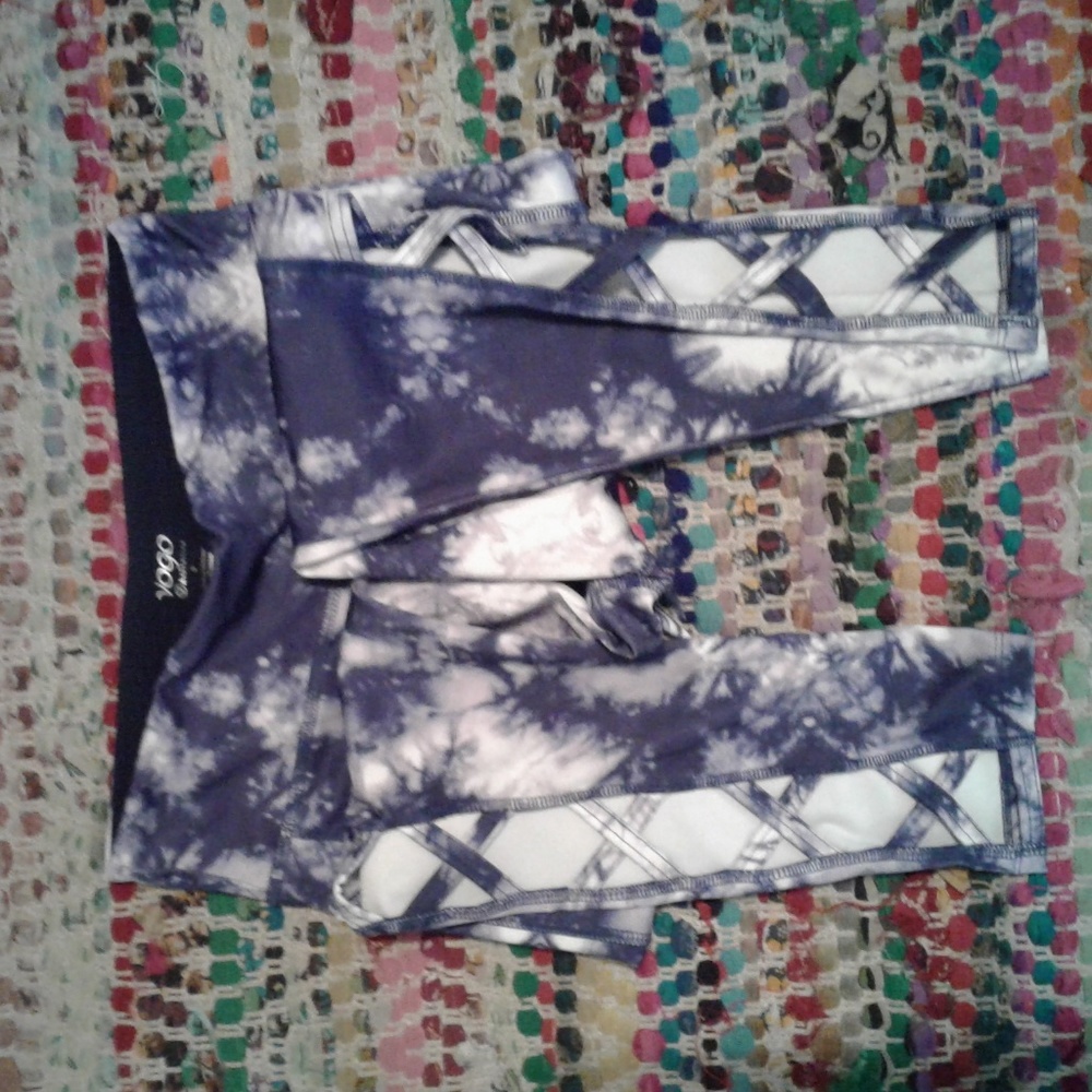 Tie dye 3/4 yoga pants